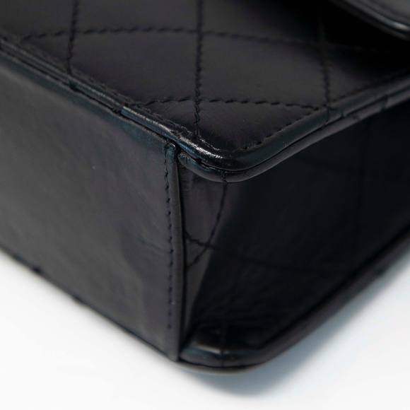 Chanel Vintage Small Lambskin So Black Flap Bag - Picture 10 of 15